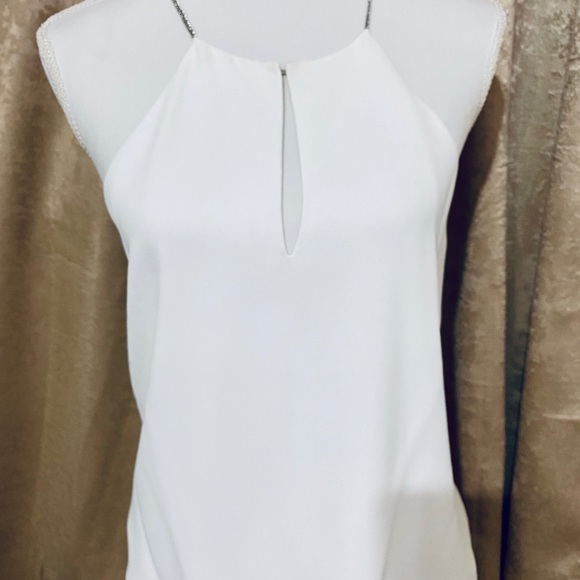 ⛔️❌ S O L D ❌⛔️ Parker Frazier Chain Tank White M - Picture 11 of 14